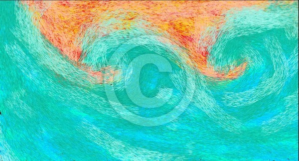Waves in Sunset