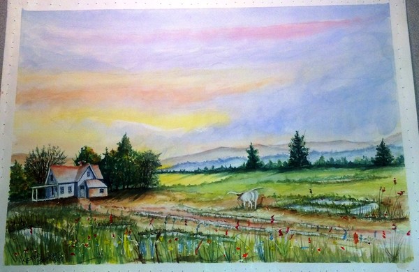 Lonely Cow SOLD