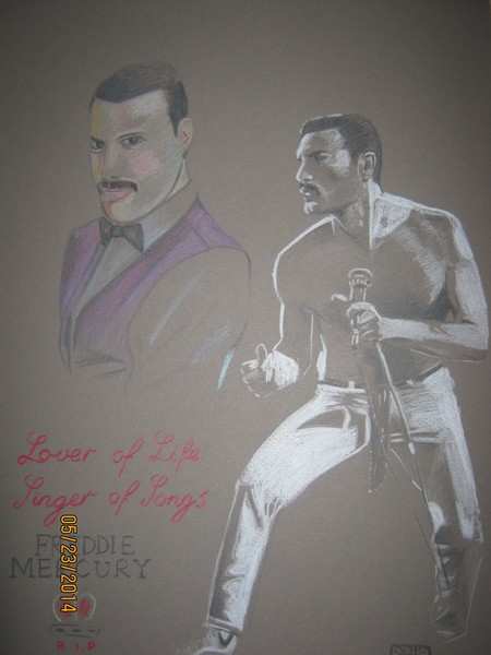 Freddie Mercury singer of songs lover of life