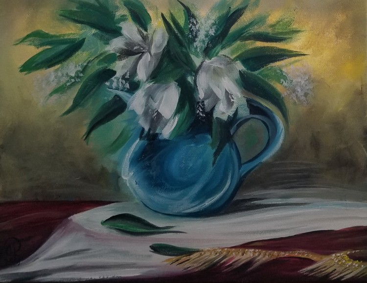 Pitcher With Flowers