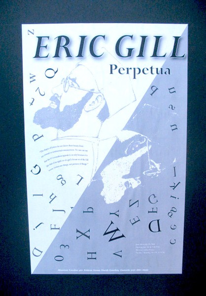 Eric Gill Poster