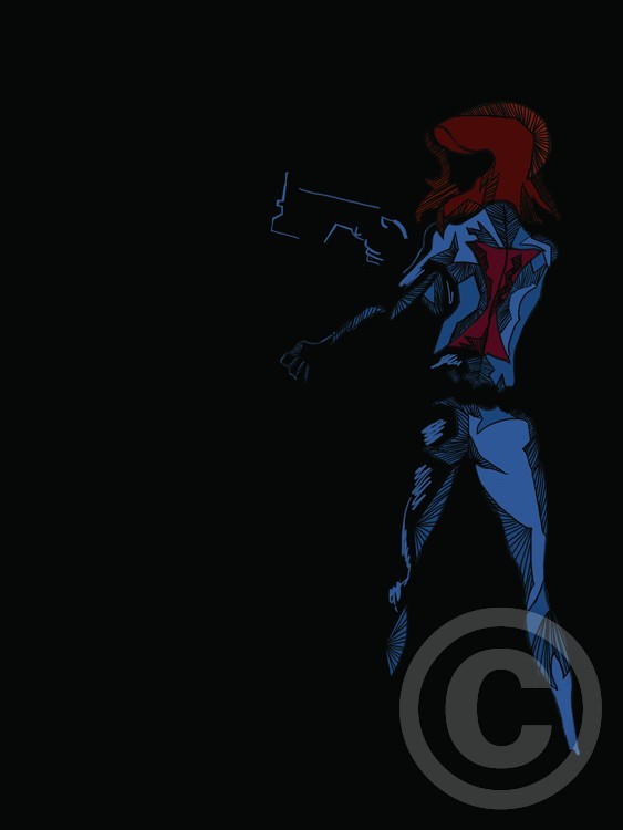 Black Widow illustration