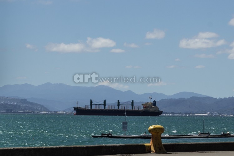 Boat in Wellington, New Zealand