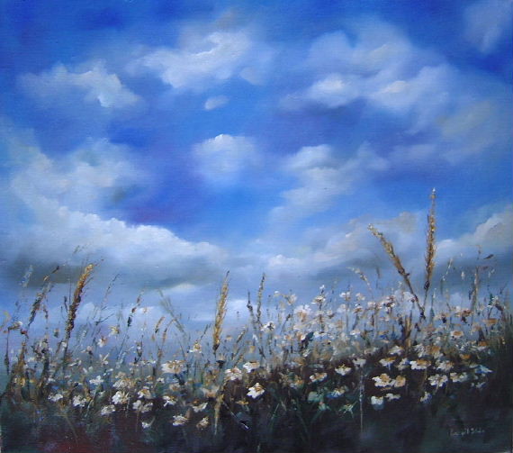 Field with flowers