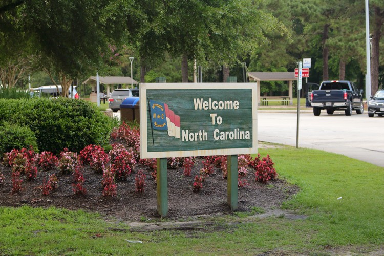 NC sign