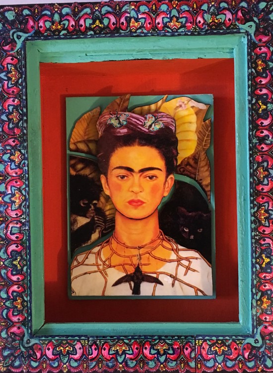 Frida #2 With her Pets