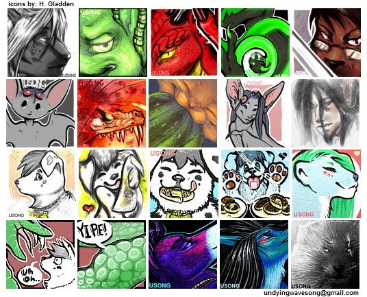 Many Icons - 20 Total!