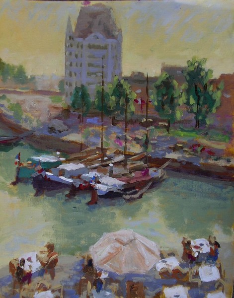 Oude haven in Rotterdam