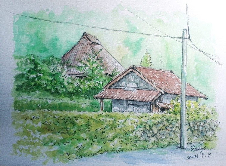 1 hour sketch Hiroshima