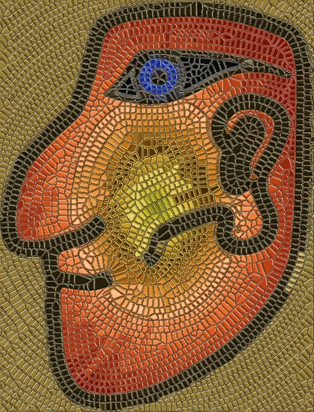 Mayan Metallic Mosaic