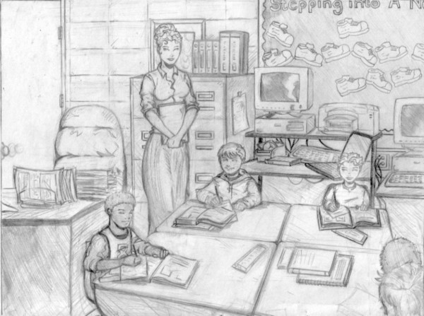Ms. Murphy's Classroom - Character Design SKETCH