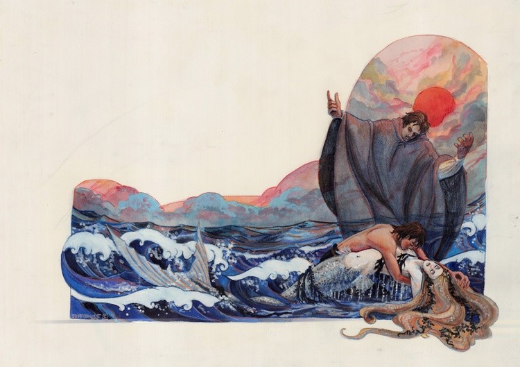The fisherman weeps over his lost love