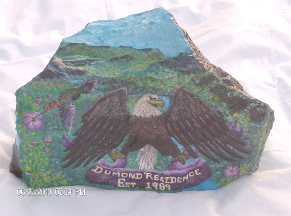 Painted rock Front