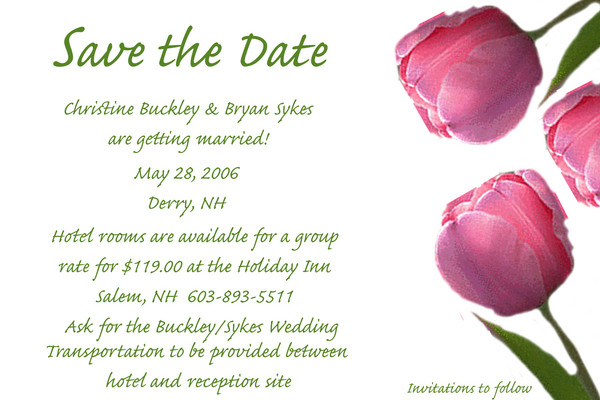 Save the Date 