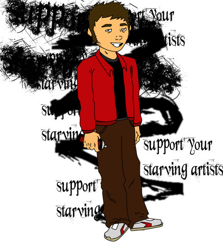 support your starving artist