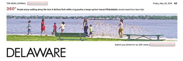 170th News Journal Panorama-De River Scene