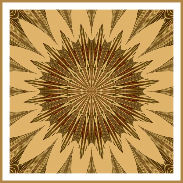 Earth Toned Kaleidoscope (One)