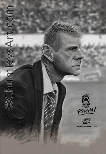 Stuart Pearce - digital painting