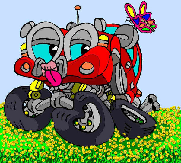 Randy Roadster And Friend