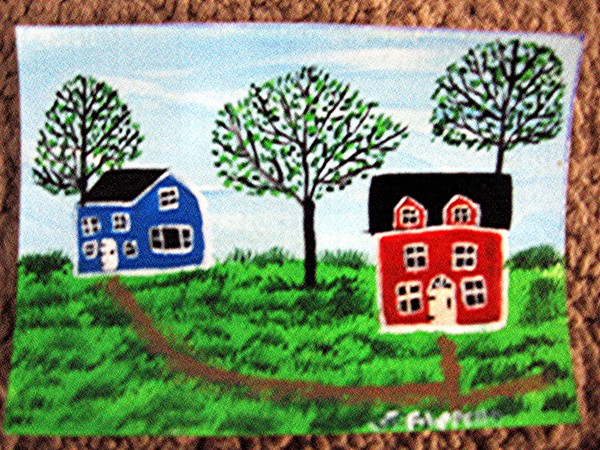 ACEO Sharing A Blue Sky