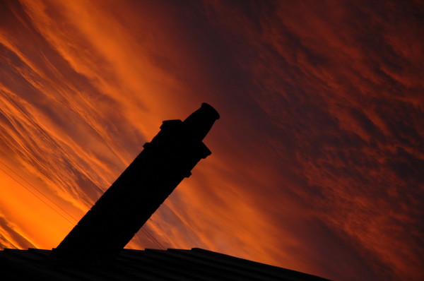 red sky