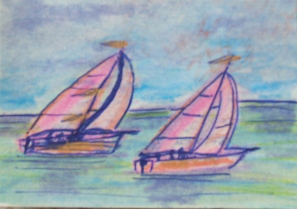 Race The Wind #2 by P Miller