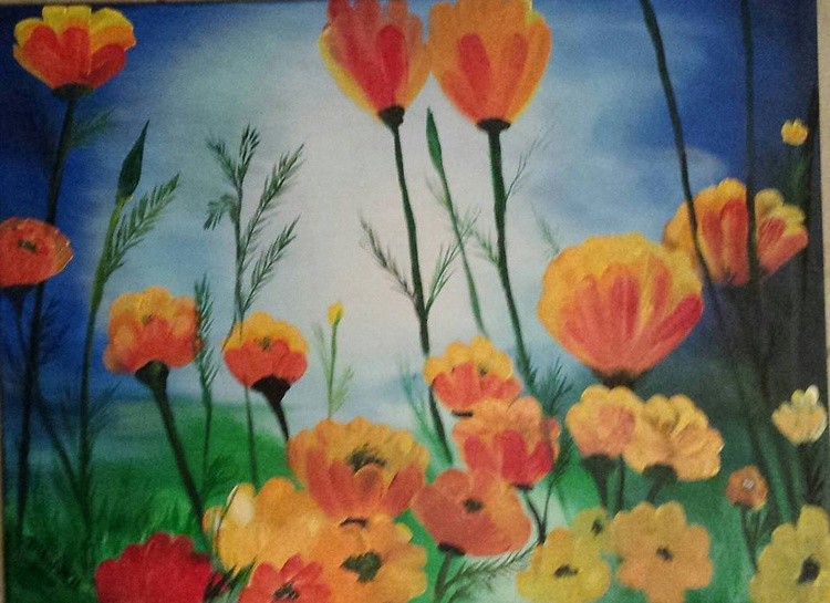 New art piece  think spring  2