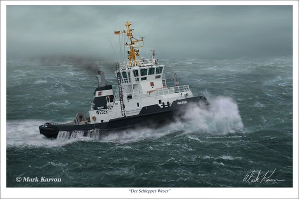 Der Schlepper Weser