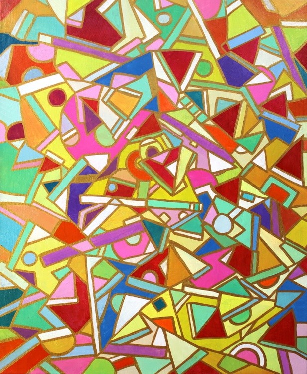 Colorful abstract art by Veera Zukova