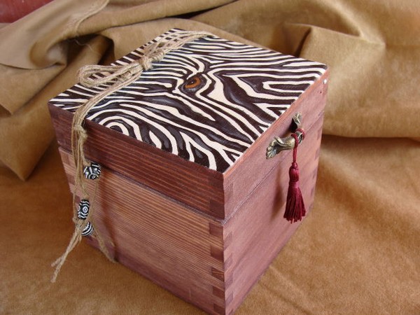 Zebra Curio Box