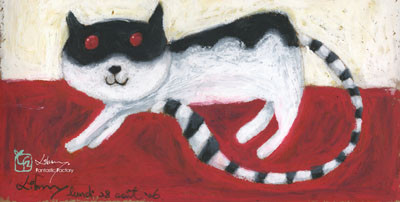 B/W cat