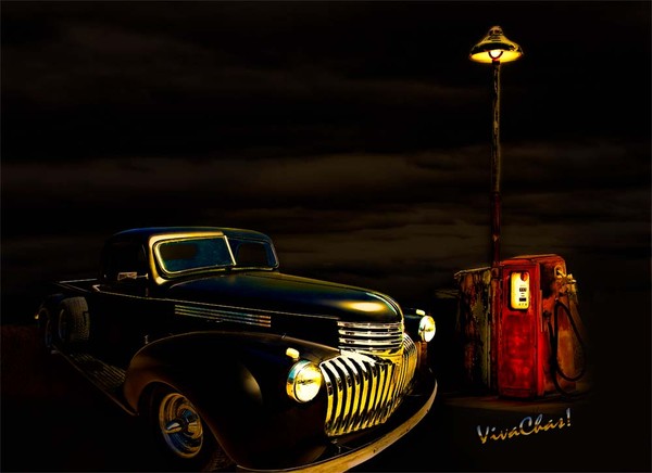42 Chevy Pickup Rat Rod Raiding Remote Refueling