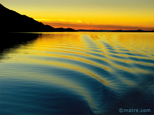 Sunset from the Matanuska
