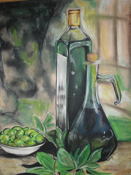 Fresh olive oil