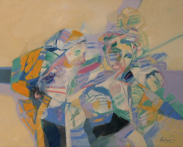 Women in blue II