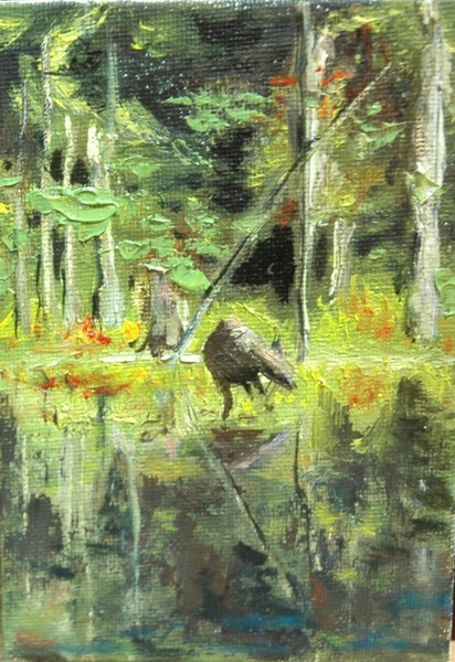 Moose Lunching