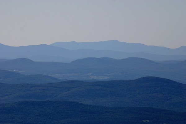 View from Cannon Mountain, NH, into Vermont