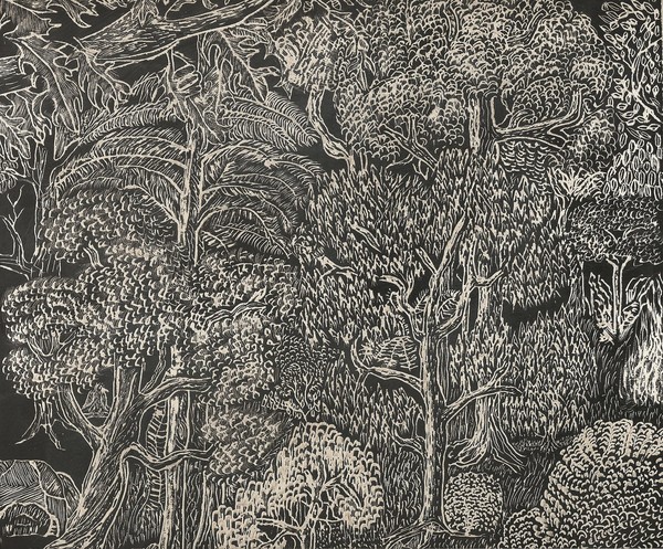 Trees and a bird