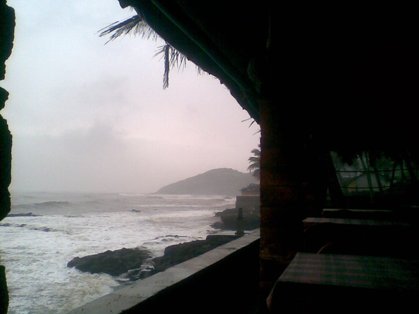 the beach