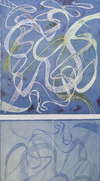 Etched Coloured Lines