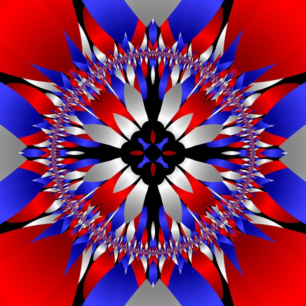 American Starburst Mandala