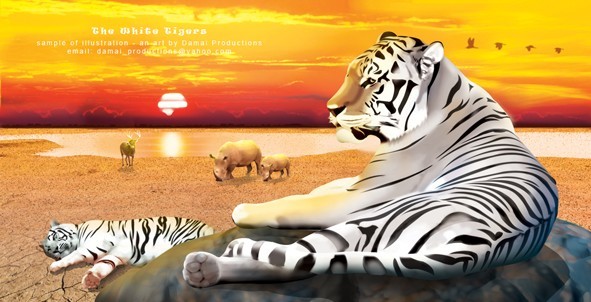 the white tigers