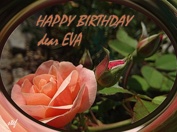 Belated B.D.greetings for EVA
