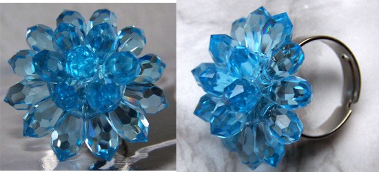 Ring aquamarine 
