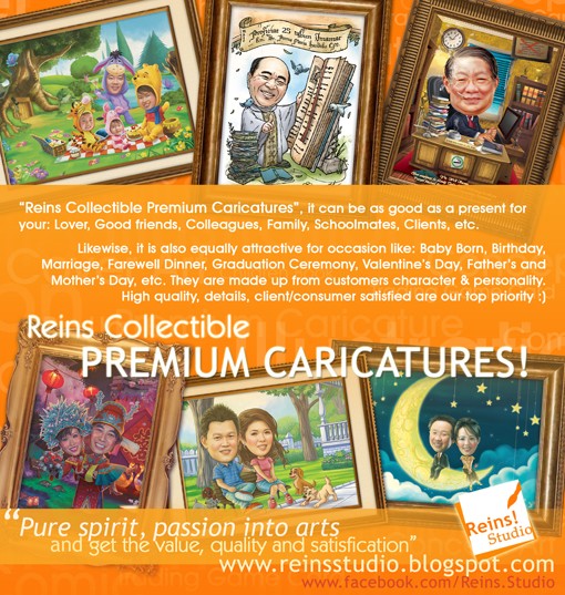 Brochure Reins Studio Premium Caricature LRF