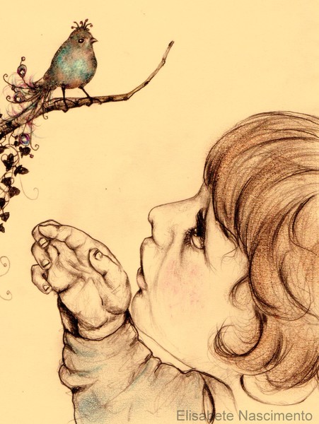 Child's eyes see magic