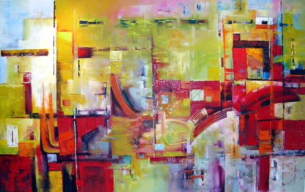 Gone Fishing - Bright Morning- Oil on canvas - 150x240cm - Carl Harris, London, England