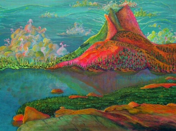 Ostrich Leather Mountain 