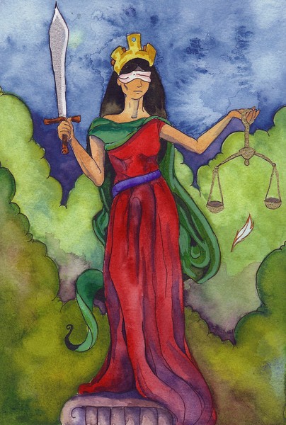 Justice Tarot Card
