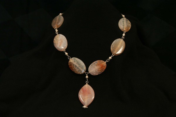 Fire Agate necklace